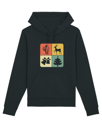 Retro Christmas Black