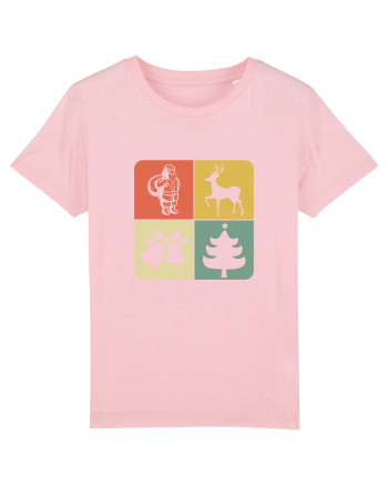 Retro Christmas Cotton Pink