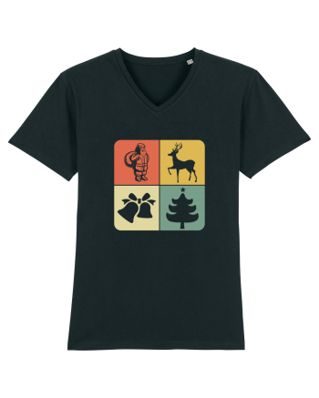 Retro Christmas Black