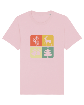 Retro Christmas Cotton Pink