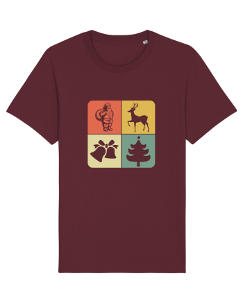 Retro Christmas Burgundy