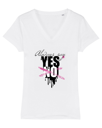 Always Say Yes White