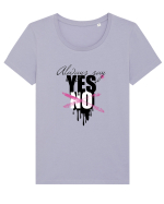 Always Say Yes Tricou mânecă scurtă guler larg fitted Damă Expresser