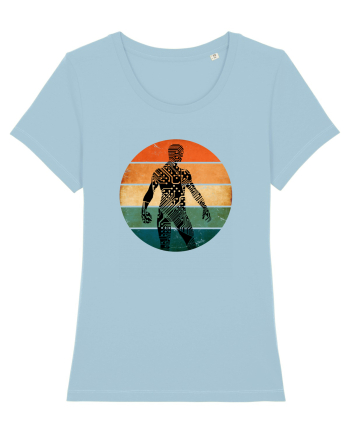 Robotic Man Sky Blue