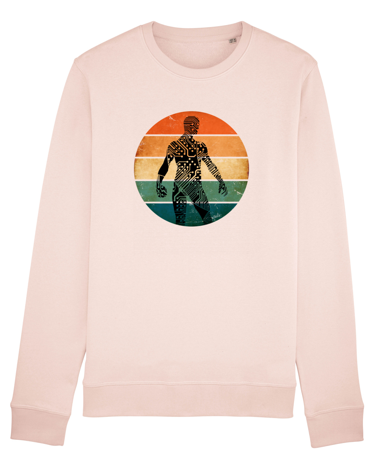 Bluză mânecă lungă Unisex Rise Candy Pink