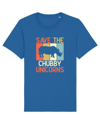 Save the Chubby Unicorns Royal Blue