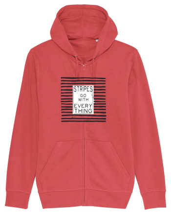 Stripes Go With Everything Carmine Red
