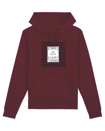 Stripes Go With Everything Burgundy