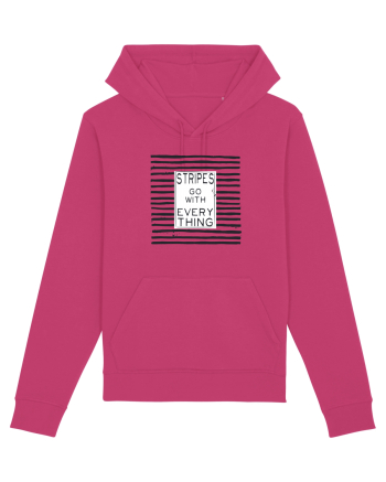 Stripes Go With Everything Raspberry
