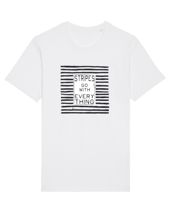 Stripes Go With Everything White