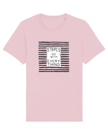 Stripes Go With Everything Cotton Pink