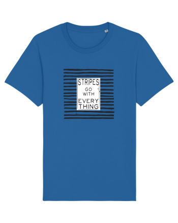 Stripes Go With Everything Royal Blue