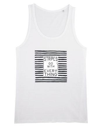 Stripes Go With Everything White