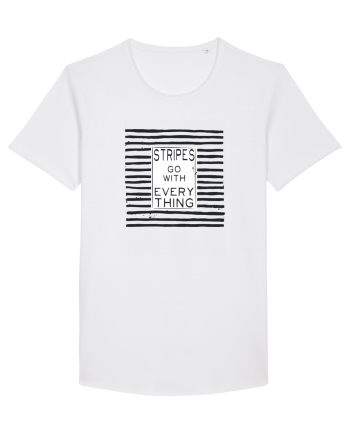 Stripes Go With Everything White