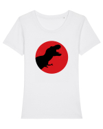T Rex Tricou mânecă scurtă guler larg fitted Damă Expresser