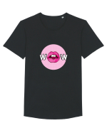 WOW Tricou mânecă scurtă guler larg Bărbat Skater