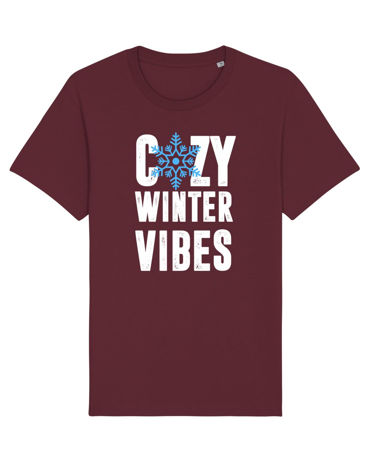 Tricou mânecă scurtă Unisex Rocker Burgundy