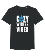 Cozy winter vibes Tricou mânecă scurtă guler larg Bărbat Skater
