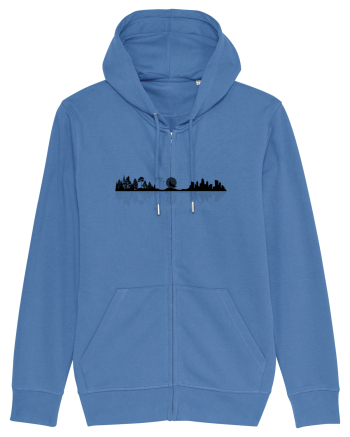 Urban  vs Nature Bright Blue