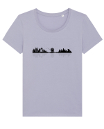 Urban  vs Nature Tricou mânecă scurtă guler larg fitted Damă Expresser