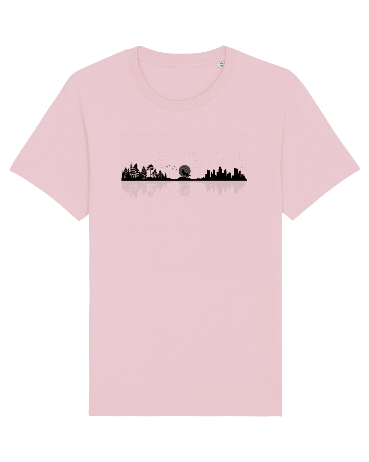 Tricou mânecă scurtă Unisex Rocker Cotton Pink