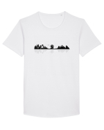 Urban  vs Nature Tricou mânecă scurtă guler larg Bărbat Skater