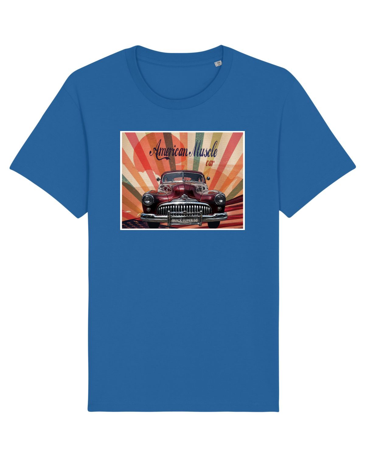 Tricou mânecă scurtă Unisex Rocker Royal Blue