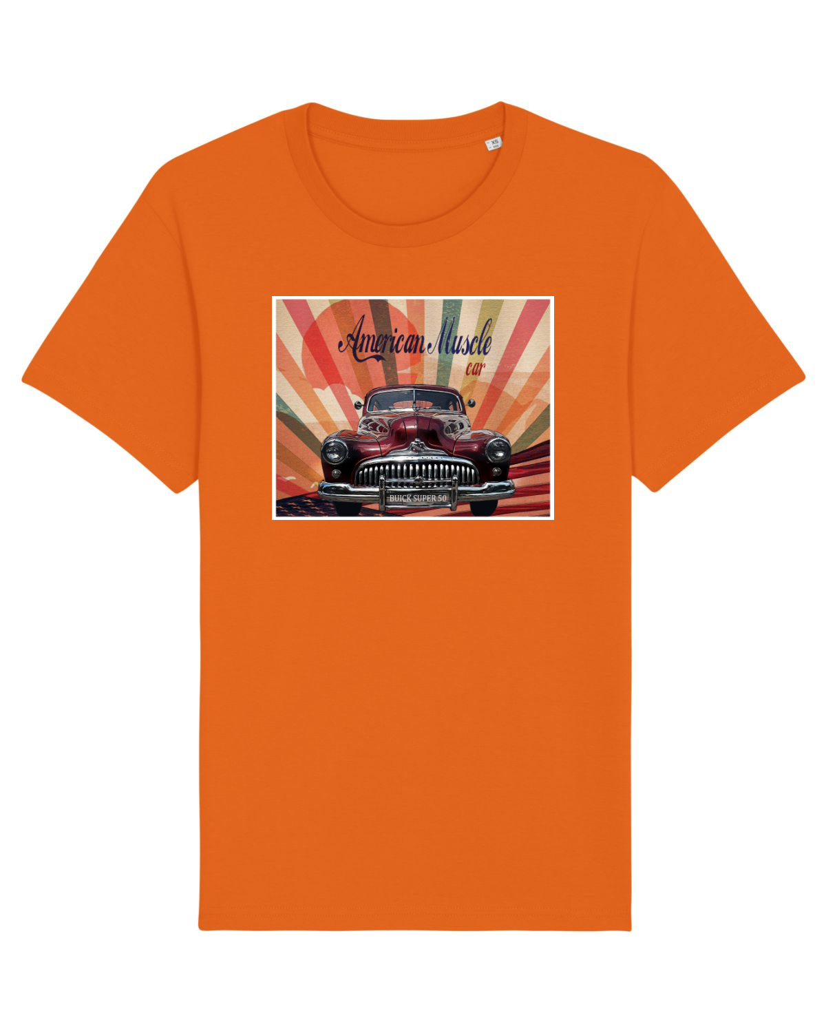 Tricou mânecă scurtă Unisex Rocker Bright Orange