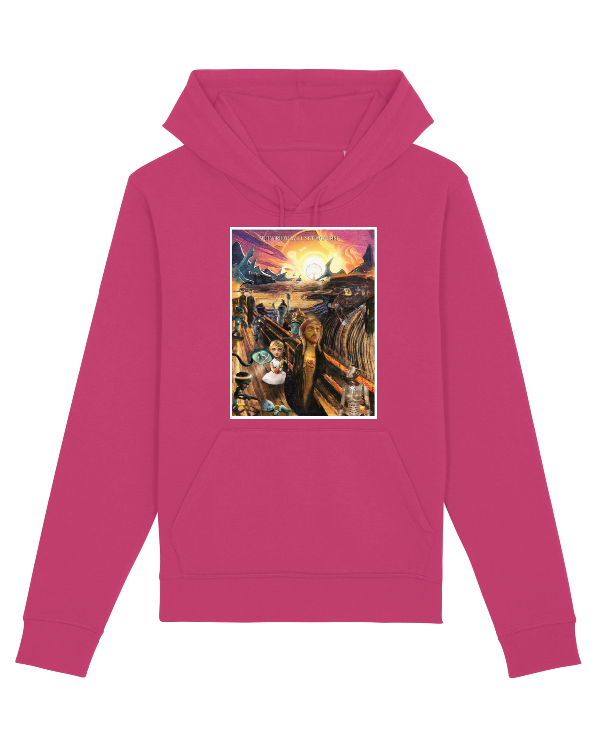 Hanorac Unisex Drummer Raspberry