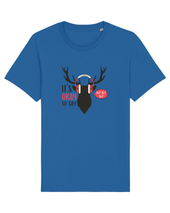 Its Okay to Say HoHoHo Royal Blue