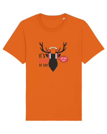 Its Okay to Say HoHoHo Bright Orange
