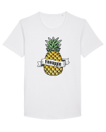 Fineapple Tricou mânecă scurtă guler larg Bărbat Skater