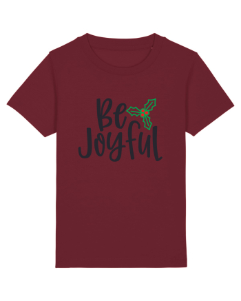 Be Joyful Xmas Burgundy