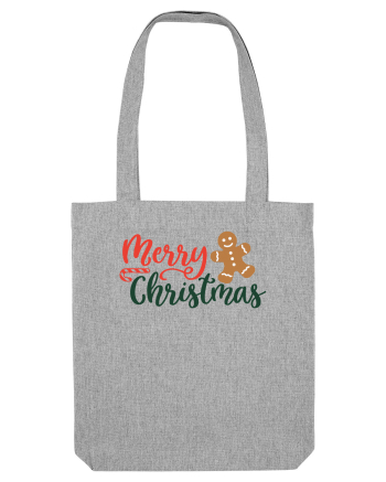 Merry Christmas Gingerbread Heather Grey