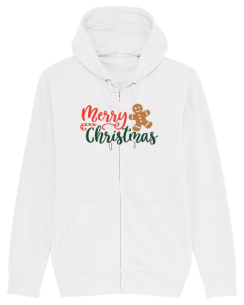 Merry Christmas Gingerbread White