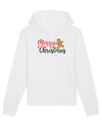 Merry Christmas Gingerbread White