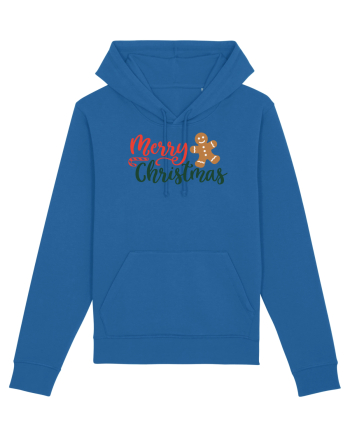 Merry Christmas Gingerbread Royal Blue