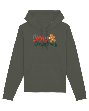 Merry Christmas Gingerbread Khaki