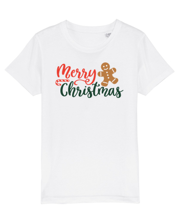 Merry Christmas Gingerbread White