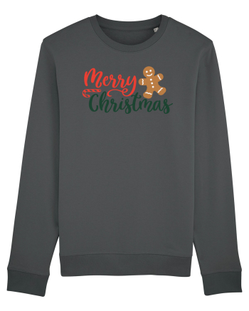 Merry Christmas Gingerbread Anthracite