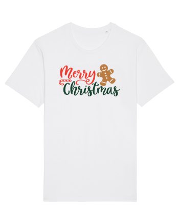 Merry Christmas Gingerbread White