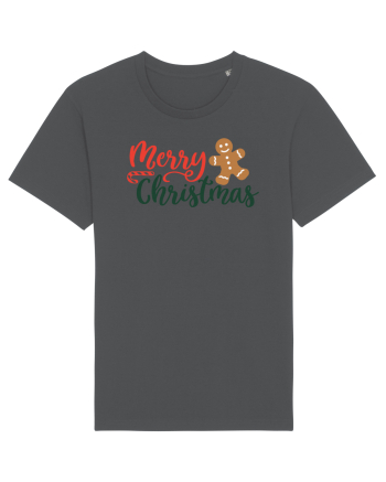Merry Christmas Gingerbread Anthracite