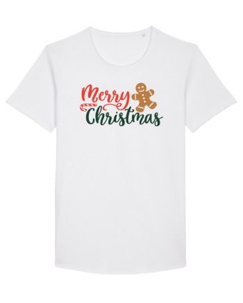 Merry Christmas Gingerbread White