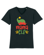 Mama Elf Tricou mânecă scurtă guler V Bărbat Presenter