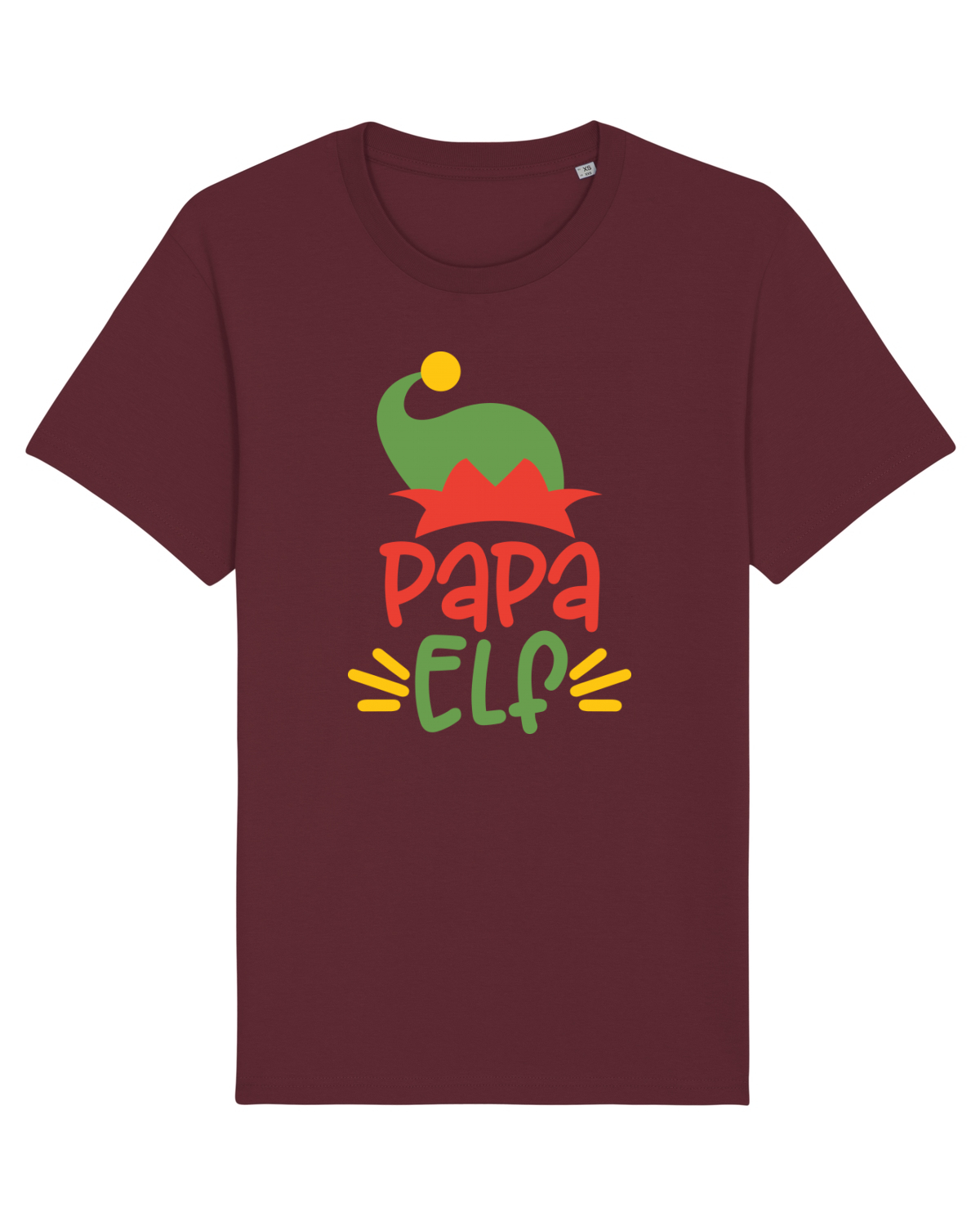 Tricou mânecă scurtă Unisex Rocker Burgundy
