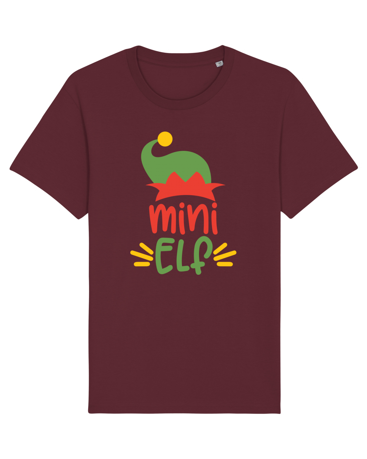 Tricou mânecă scurtă Unisex Rocker Burgundy