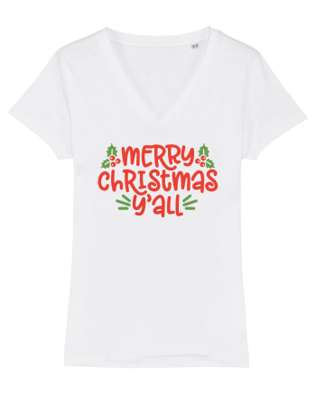 Merry Christmas Yall White