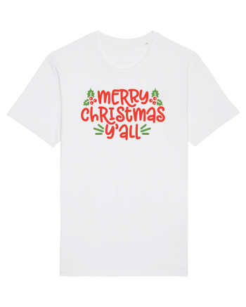 Merry Christmas Yall White