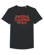 Merry Christmas Yall Tricou mânecă scurtă guler larg Bărbat Skater