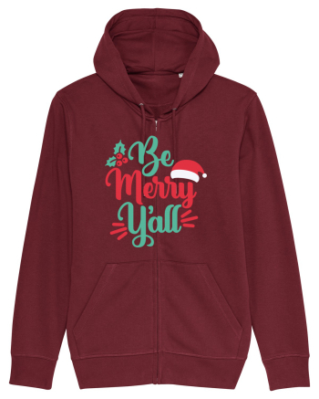 Be Merry Yall Burgundy